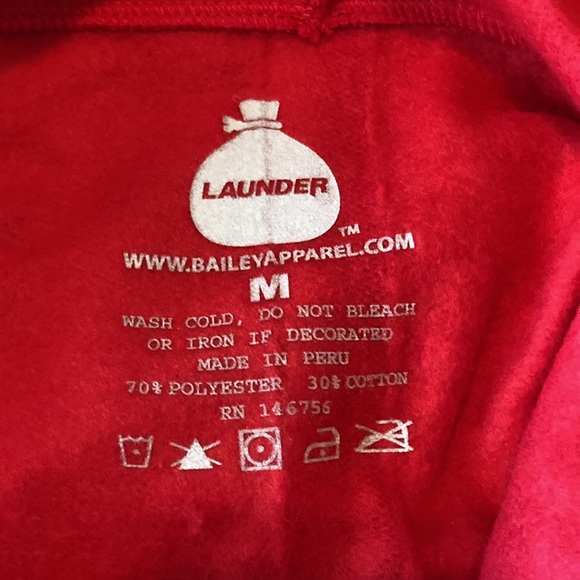 Savage Bear Red Graphic Sweatshirt/Hoodie - Picture 5 of 5